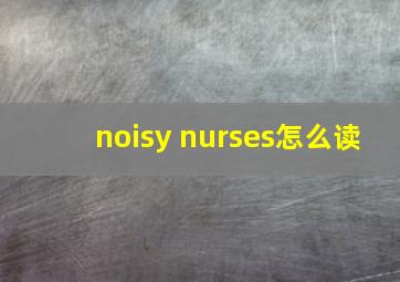 noisy nurses怎么读